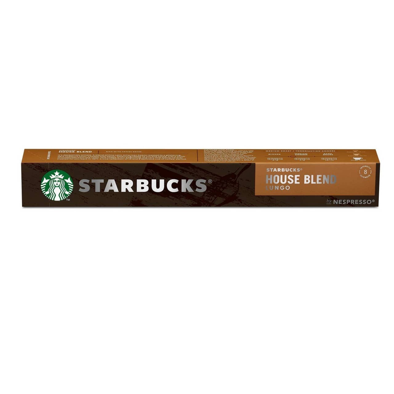 10 Espresso Lungo House Blend Medium Roast Starbuc ks Nespresso INT 8