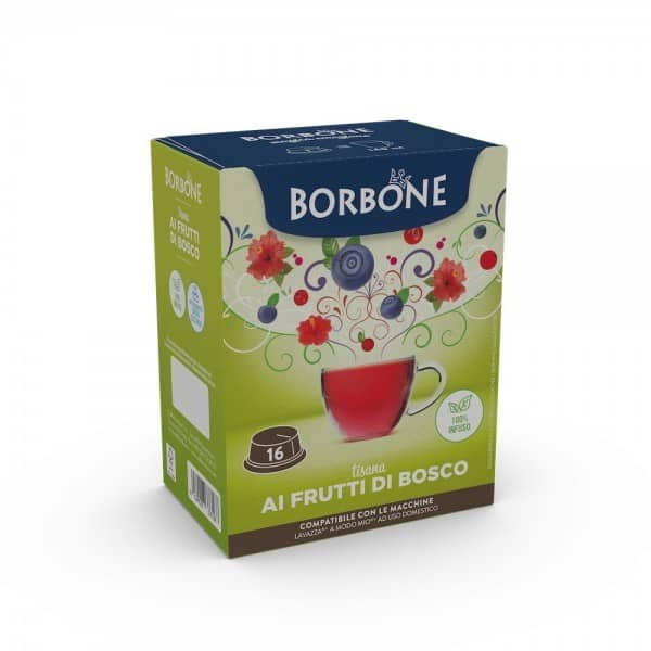 16 Tisana Frutti di bosco Borbone a Modo Mio