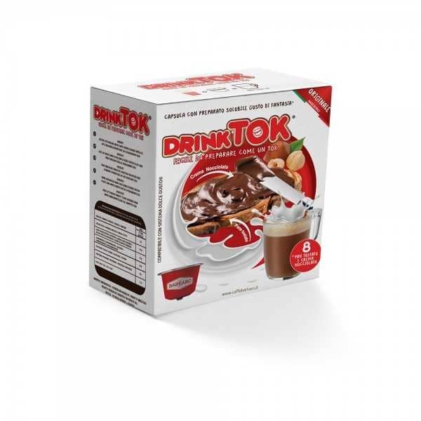 8 Drink Tok Pan Tostato e crema nocciolata Barbaro Dolce Gusto