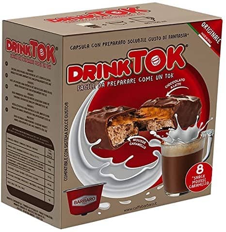 8 Drink Tok Snack Mousse Caramello Barbaro Dolce G usto