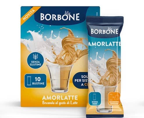 10 bustine AmorLatte 12g solubile Borbone