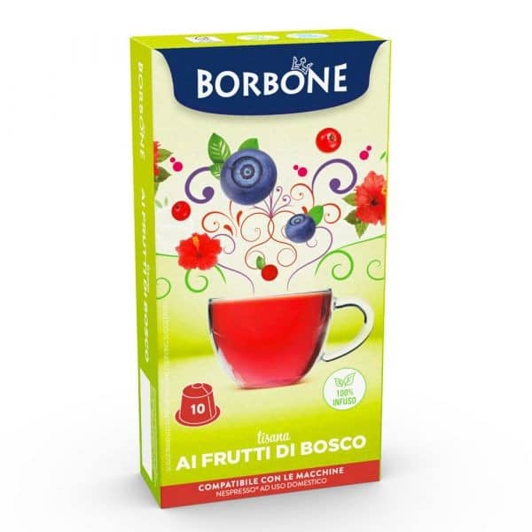 10 Tisana ai Frutti di Bosco Borbone Nespresso