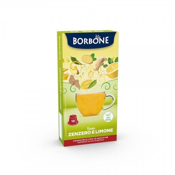 10 Tisana Zenzero e Limone Borbone Nespresso