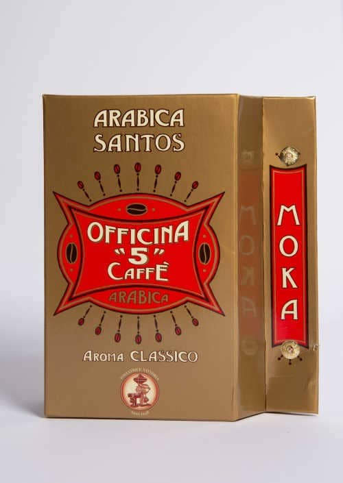 1 Astuccio Macinato Moka Classico Officina 5 Caffè