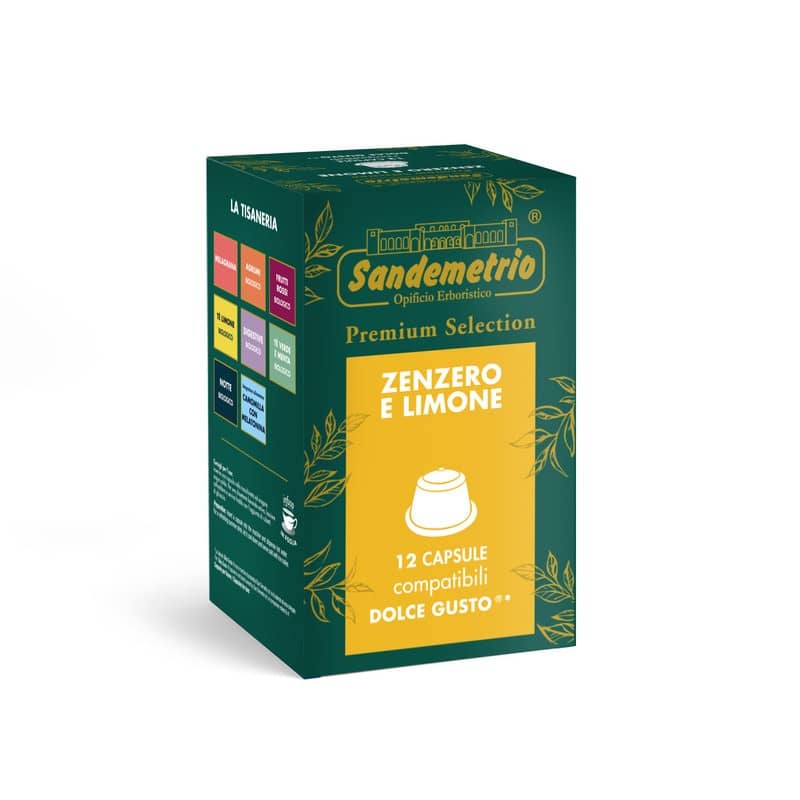 12 Tisana Zenzero e Limone Sandemetrio Dolce Gusto