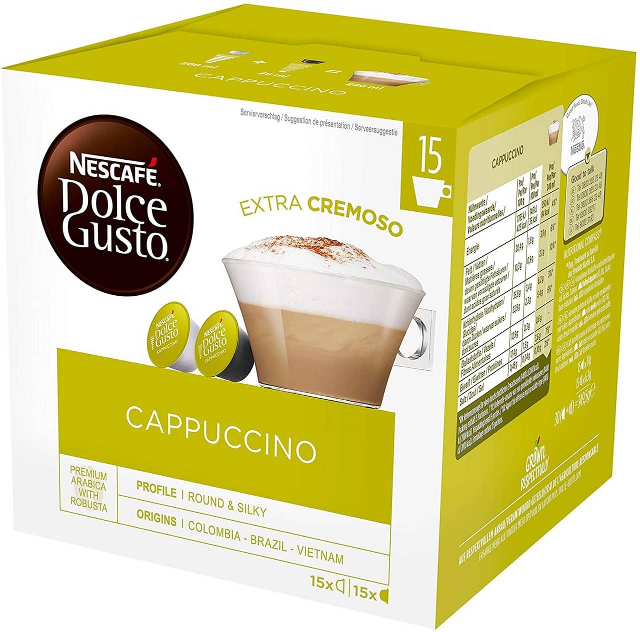 30 Cappuccino (15) Nestlè Dolce Gusto