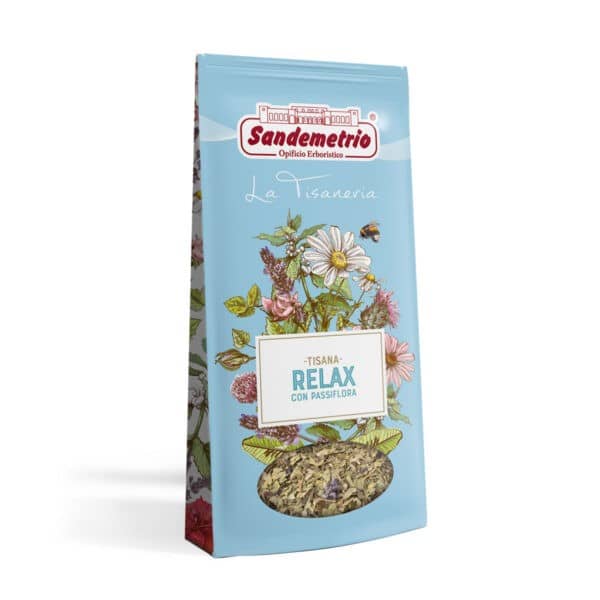 1 Tisana Relax con PassiFlora Sacchetto da 100g Sa ndemetrio