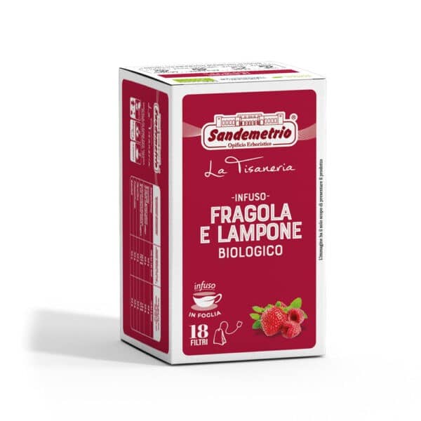 18 Filtro Monodose Infuso Fragola e Lampone Bio Sa ndemetrio
