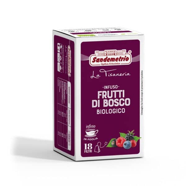 18 Filtro Monodose Infuso Frutti Di Bosco Bio Sand emetrio