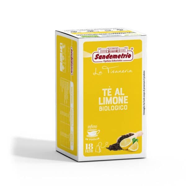 18 Filtro Monodose Infuso Lemon Black Tea Bio Sand emetrio
