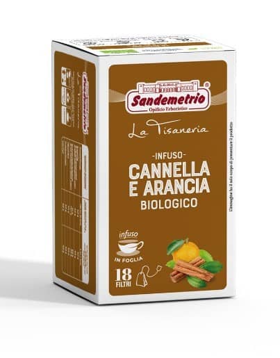 18 Filtro Monodose Infuso Cannella e Arancia Bio S andemetrio