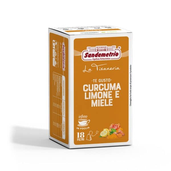18 Filtro Monodose Infuso The, Curcuma, Limone e M iele Sandemetrio