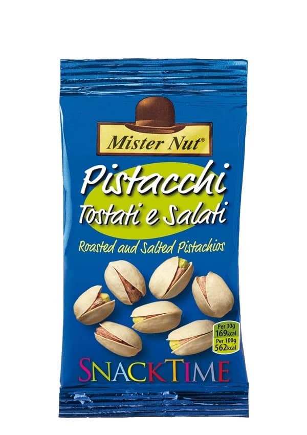Pistacchi Tostati e Salati 25 Gr. NewFactor
