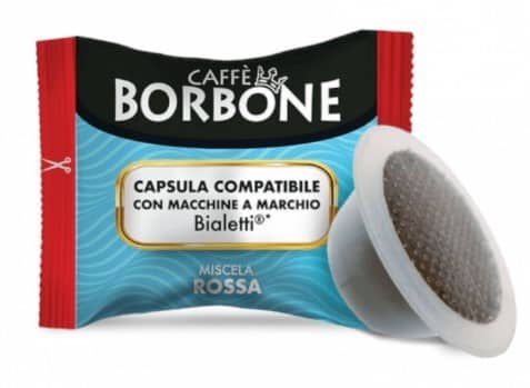 100 Red Borbone Bialetti