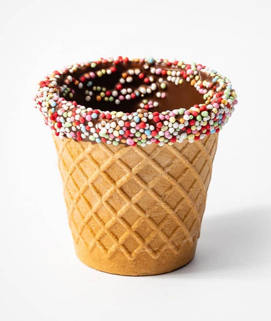 40 Bicchieri singoli in cialda, cioccolato e Perli ne 60ml Foodrinks