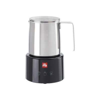 1 Montalatte elettrico Illy Milk Frother touch Nero lavabile in lavastoviglie
