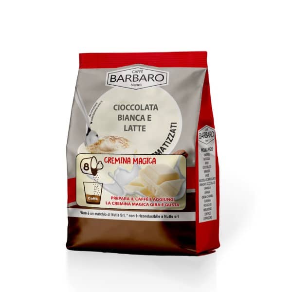 8 Cioccolata Bianca e Latte - Cremina Magica Barba ro