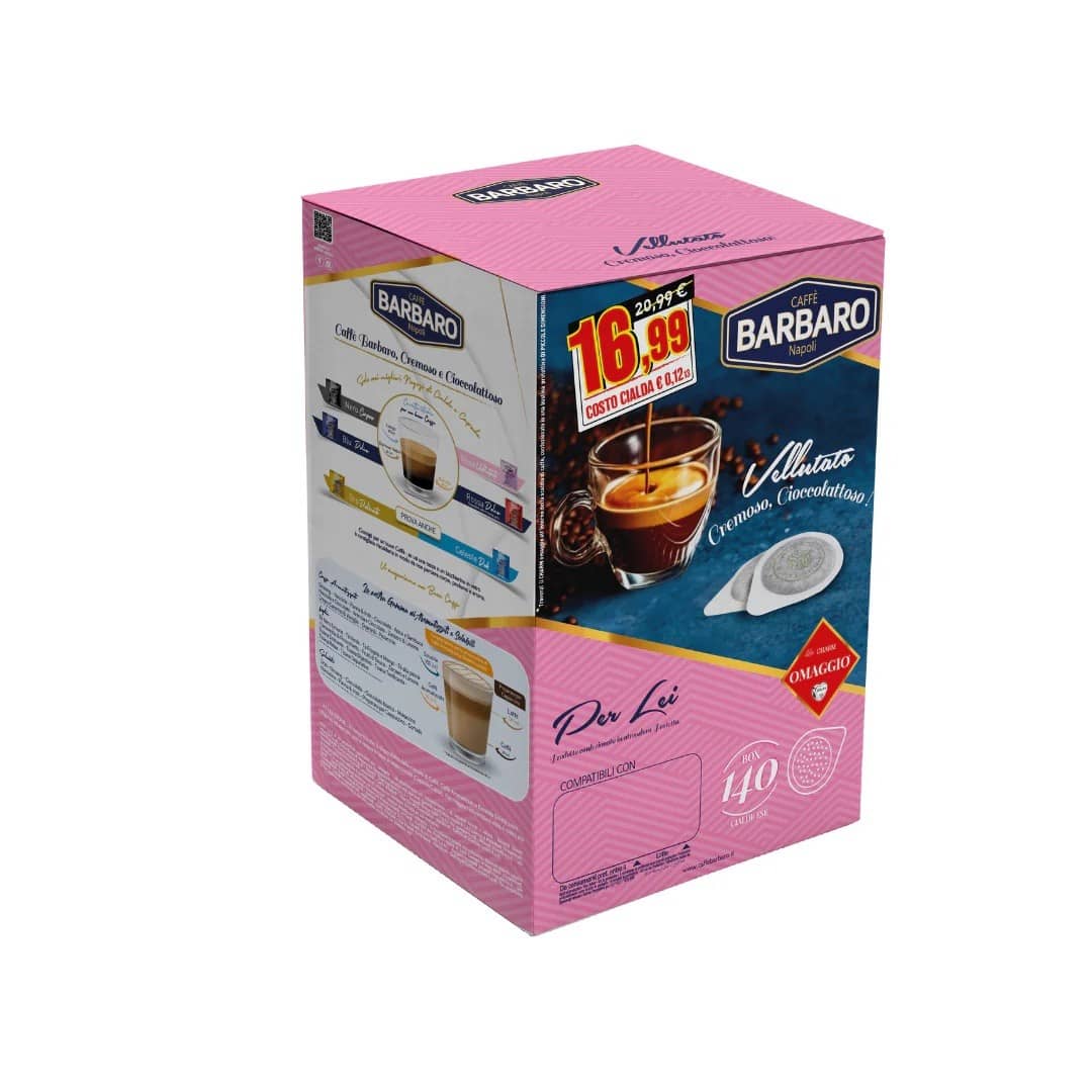 140 Caffè Rosa Barbaro Cialde 44mm
