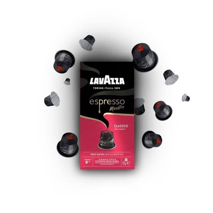 10 Lavazza Espresso Maestro Classico Alluminio Nes presso