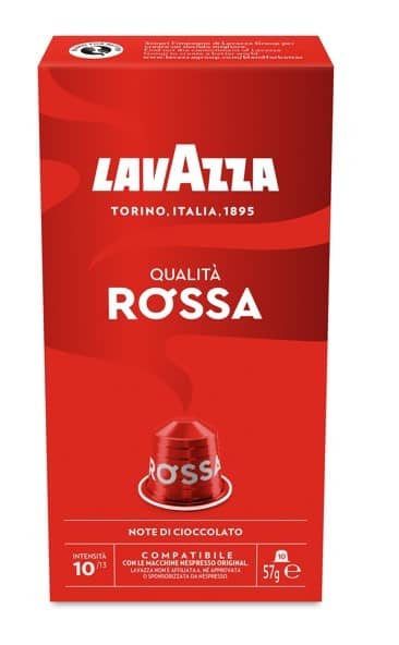 10 Lavazza Qualità Rossa Alluminio Nespresso