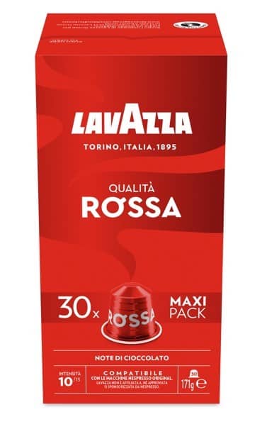 30 Lavazza Qualità Rossa Alluminio Nespresso