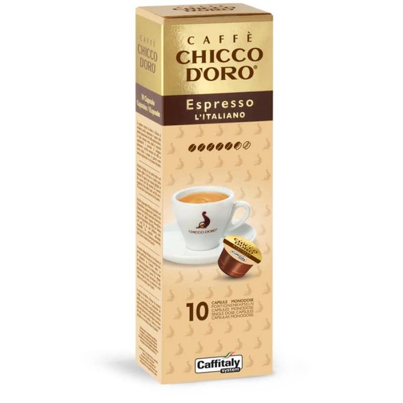 10 Chicco D'Oro Espresso l'Italiano Caffitaly