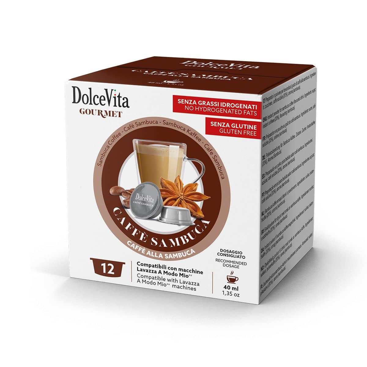 12 Caffè Sambuca MM Dolcevita
