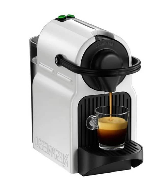 1 Macchina Caffè Nespresso Inissia Krups Bianca