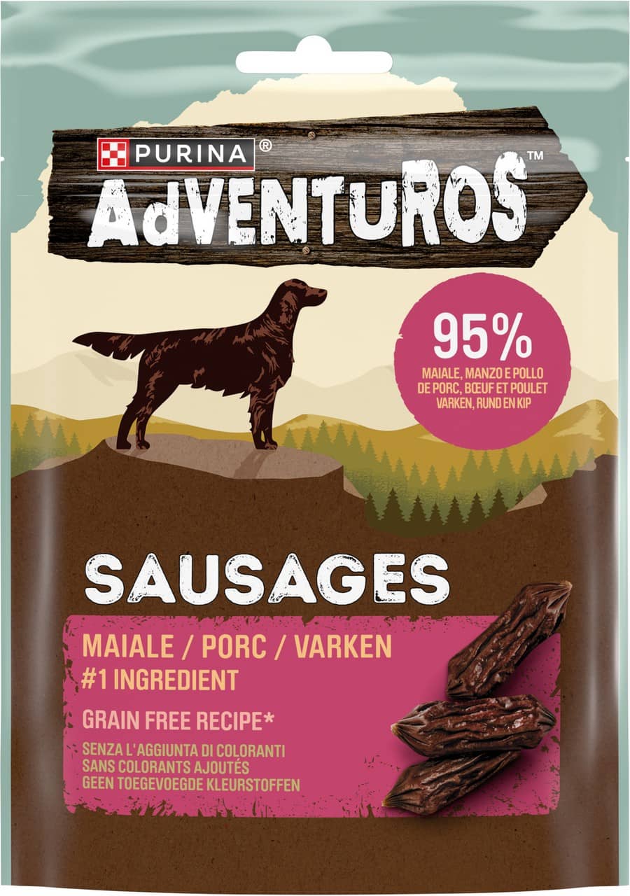 Adventuros High Meat 70g Sauseges Maiale