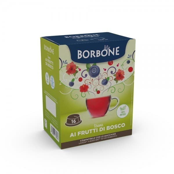 16 Tisana Frutti di bosco Borbone a Modo Mio, immagine 1