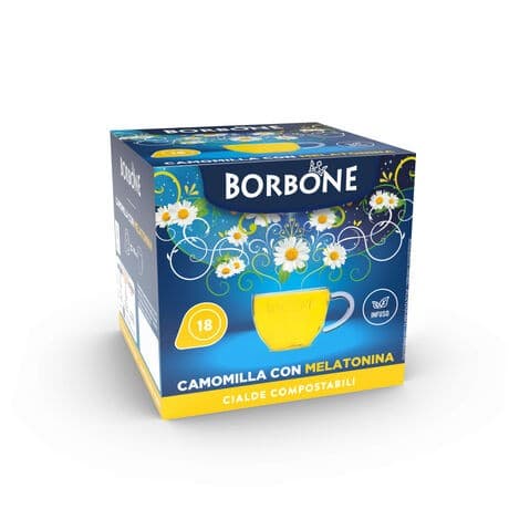 18 Camomilla con Melatonina Borbone Cialde 44mm, immagine 1