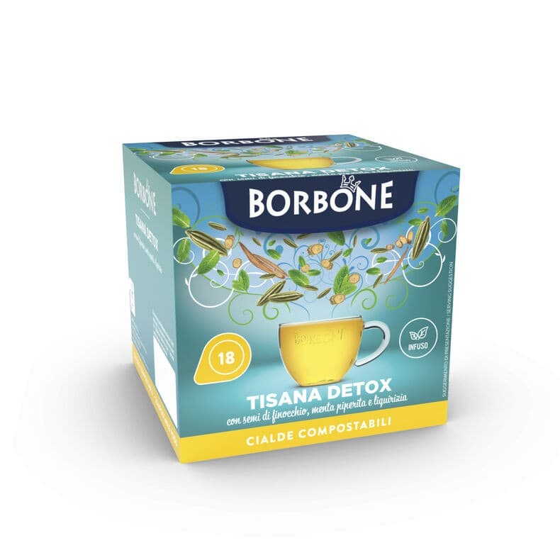 18 Tisana Detox Borbone Cialde 44mm, immagine 1