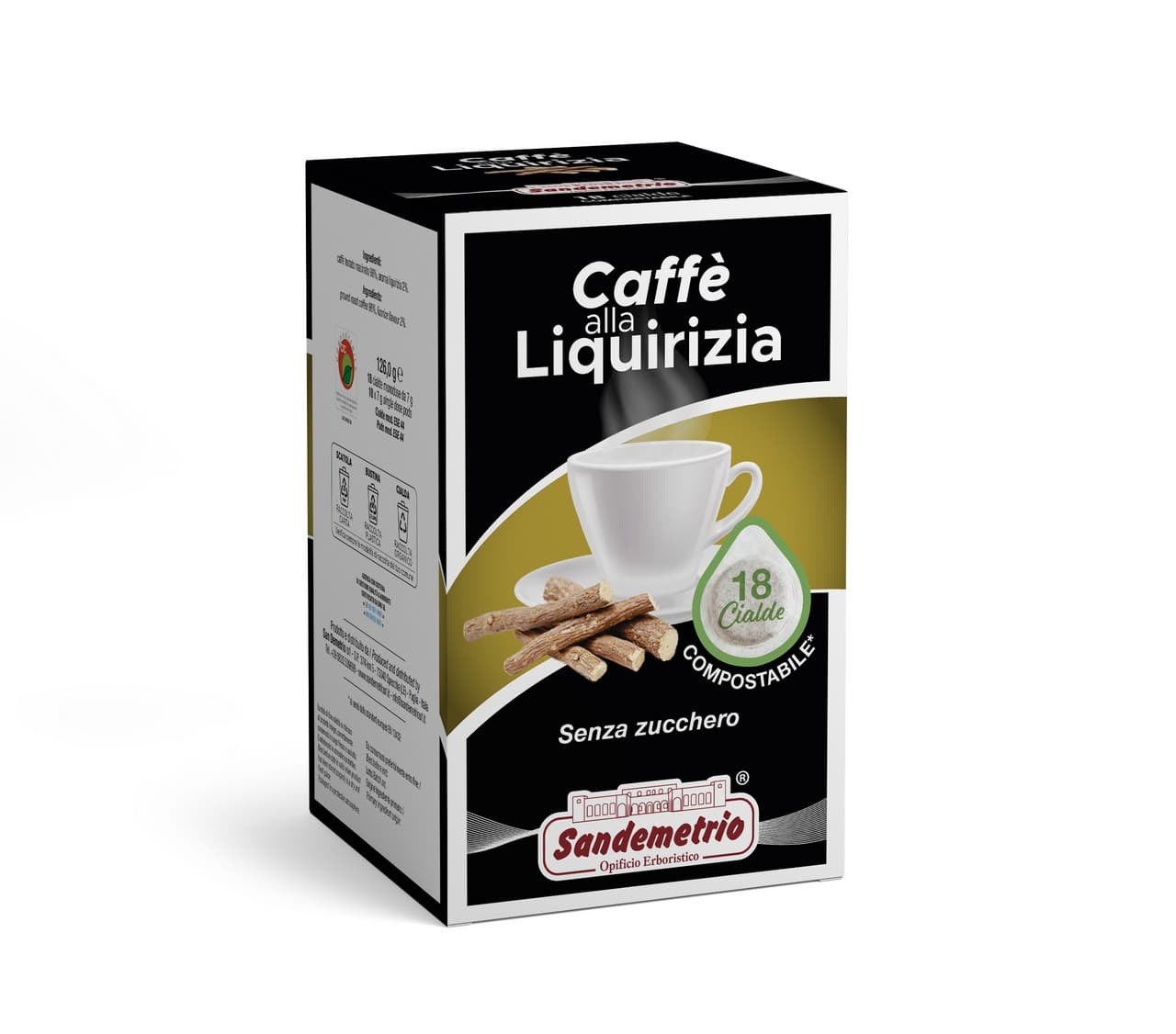 18 Caffè Alla Liquirizia Sandemetrio Cialde 44m m, immagine 1