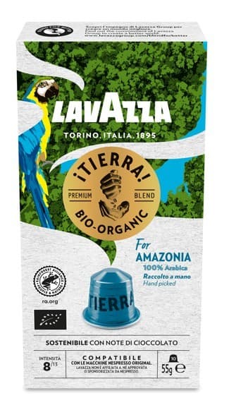 10 Lavazza Tierra Bio Amazonia Alluminio Nespresso, immagine 1