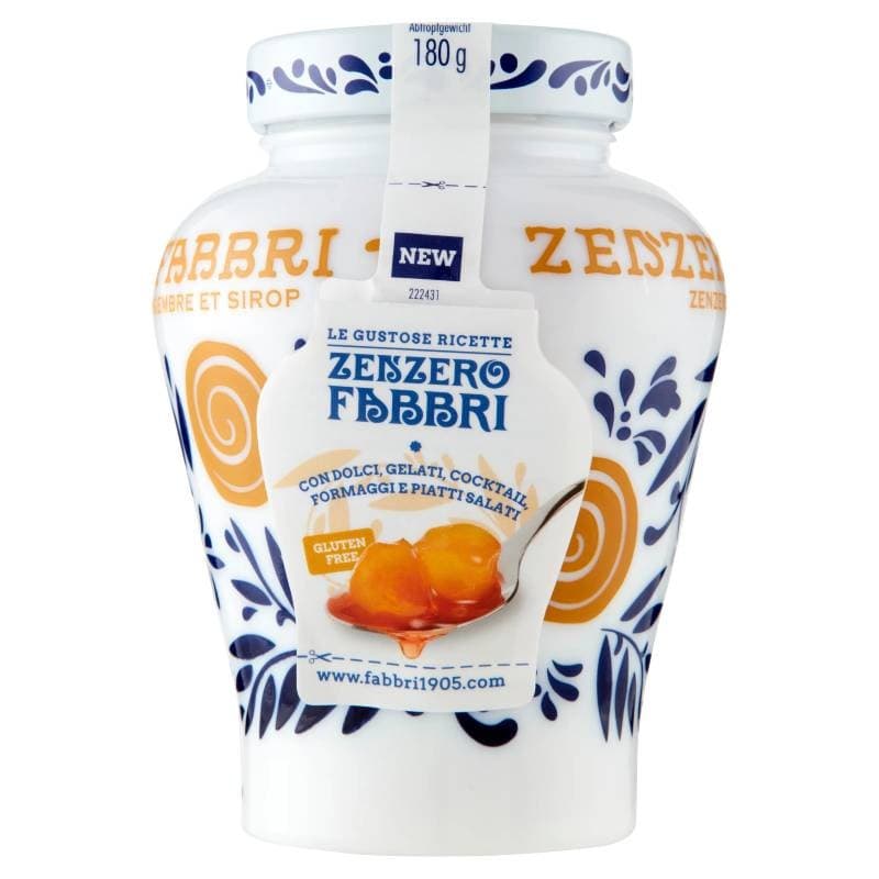 230g Zenzero Sciroppato Fabbri, immagine 1