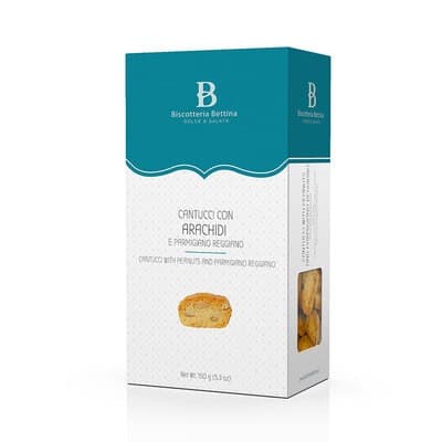 Biscotti 150g -   Cantucci Arachidi e Parmigiano, immagine 1