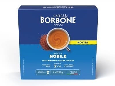 1 Caffè Macinato Miscela Nobile 2x250g Borbone, immagine 1