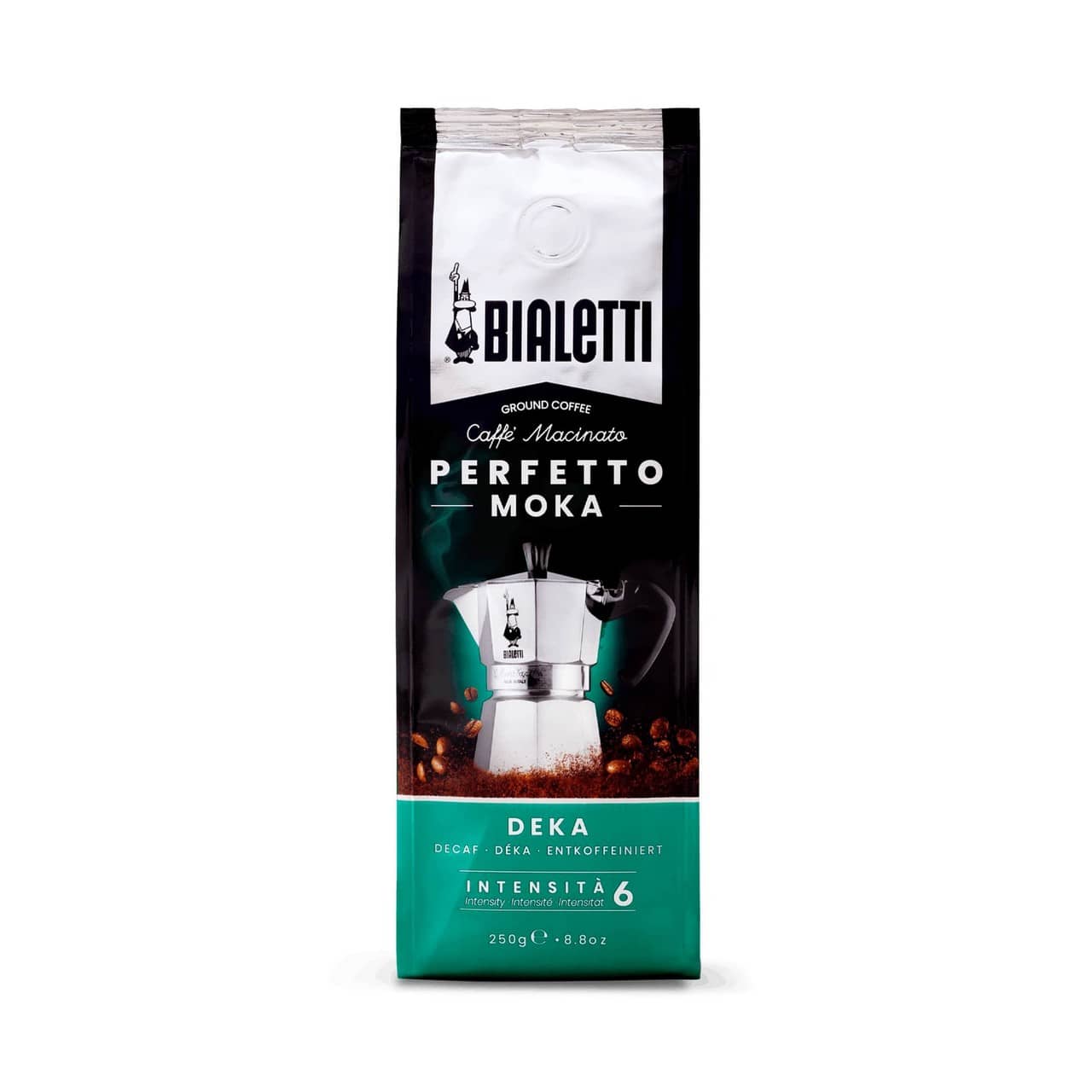 1 Sacchetto 250g Perfetto Moka Decaffeinato Bialet ti