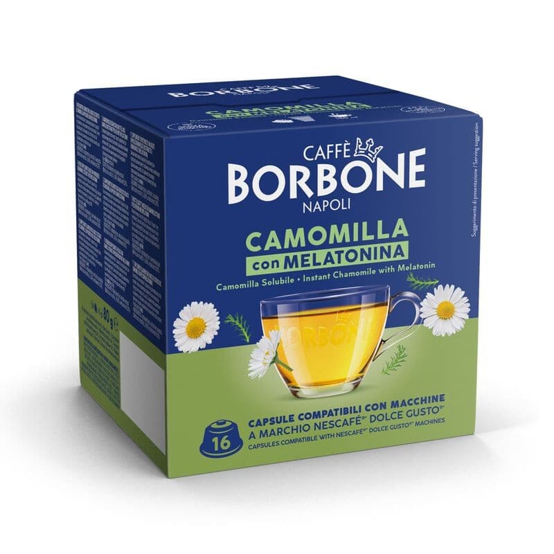 16 Camomilla con Melatonina Borbone Dolce Gusto, immagine 1