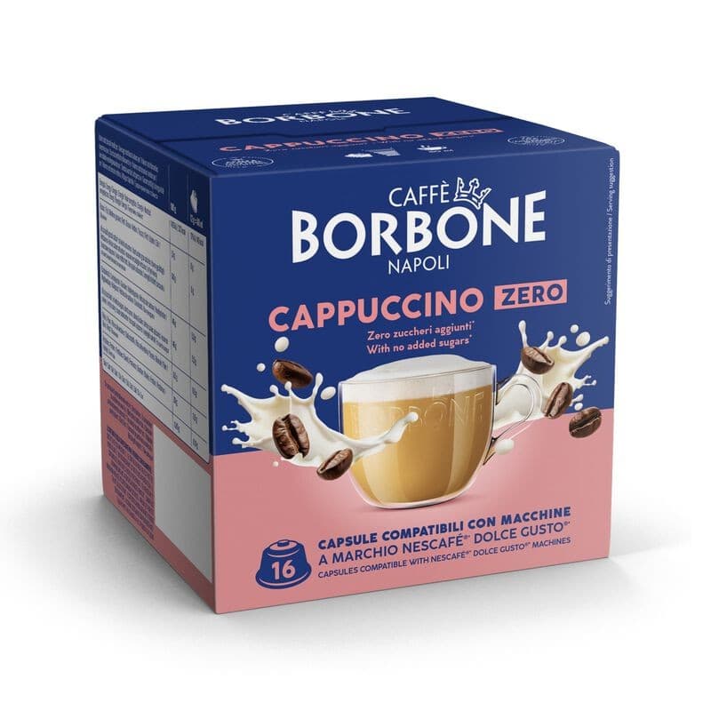 16 Cappuccino Zero Borbone Dolce Gusto, immagine 1