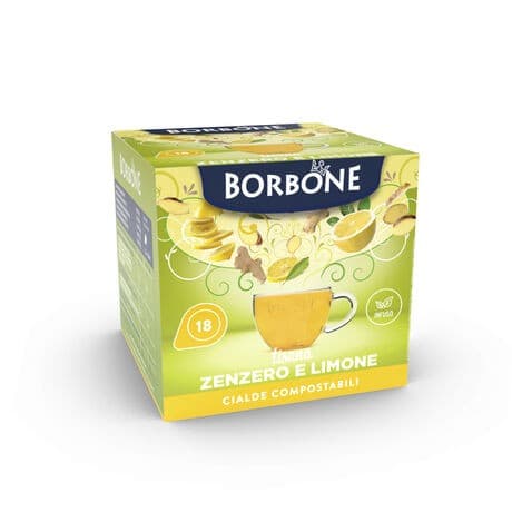 18 Tisana Zenzero e Limone Borbone Cialde 44mm, immagine 1