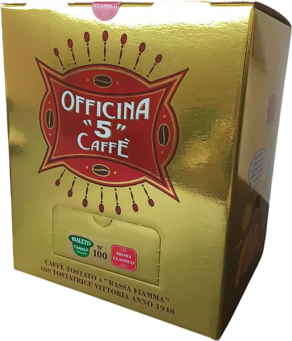 100 Aroma Classico Officina 5 Caffè Bialetti, immagine 1