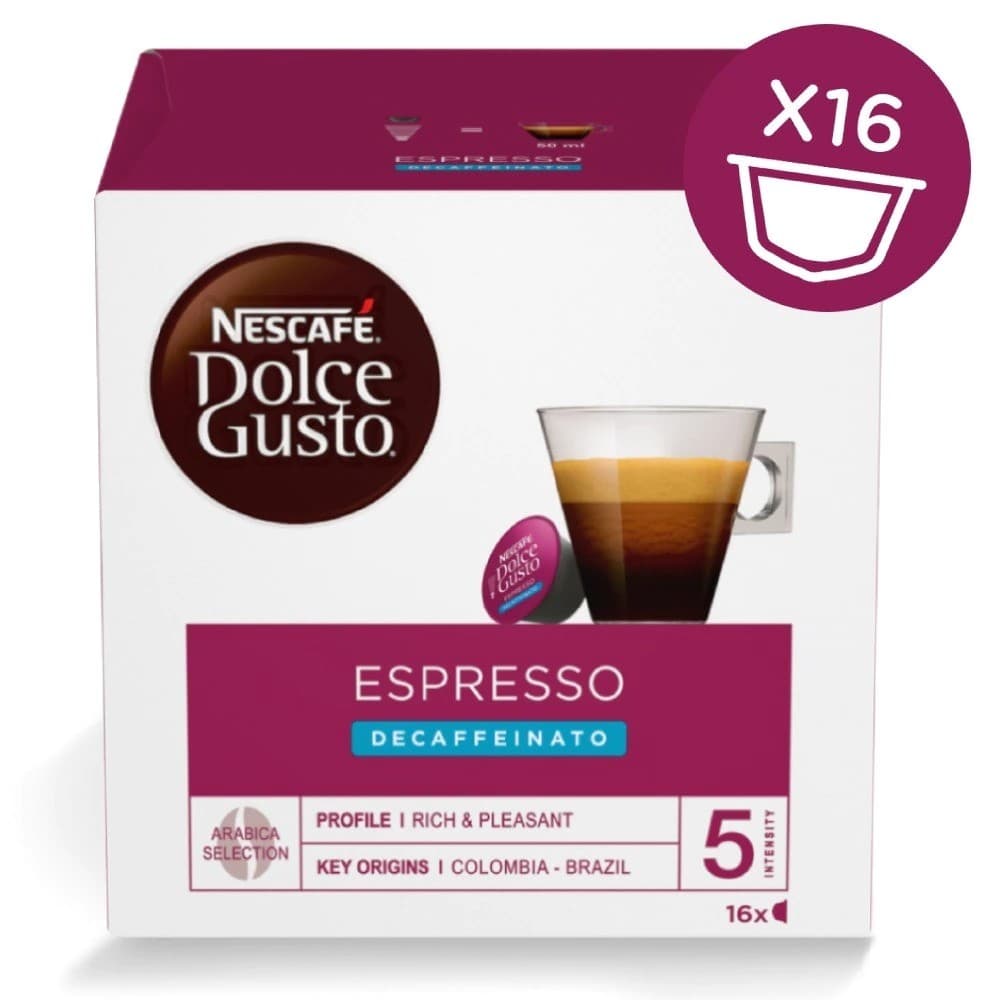 16 Espresso 5 Decaffeinato Nestlè Dolce Gusto, immagine 1