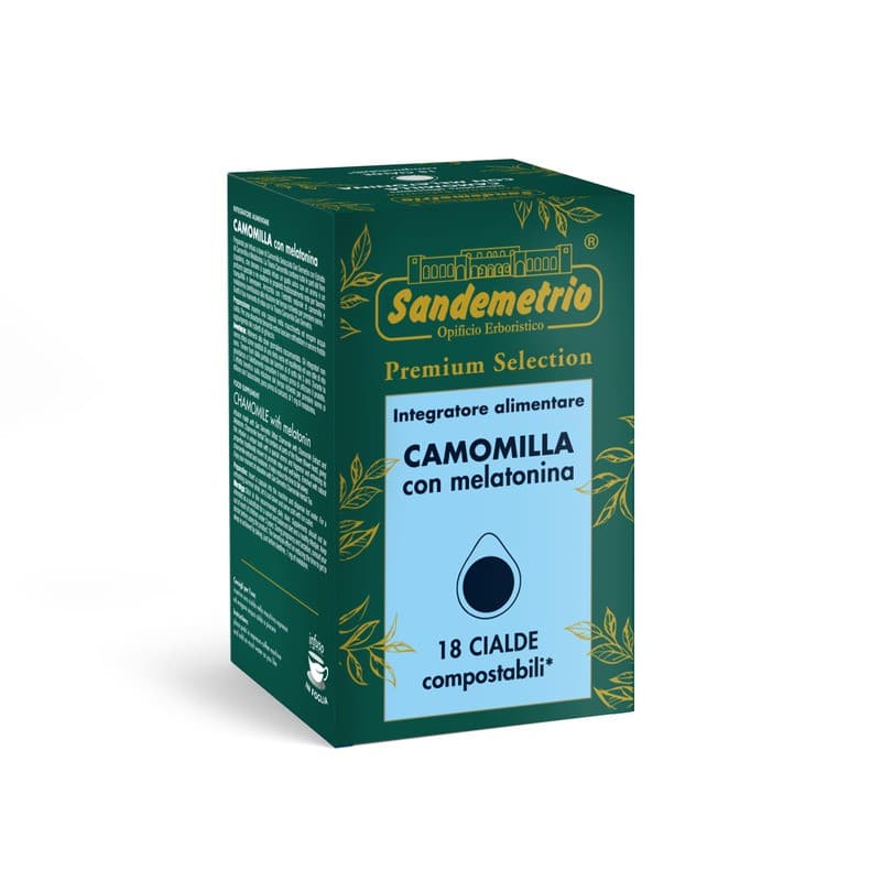 18 Camomilla con Melatonina Bio Sandemetrio Cialde 44mm, immagine 1