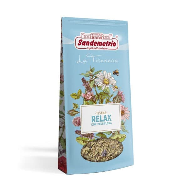 1 Tisana Relax con PassiFlora Sacchetto da 100g Sa ndemetrio, immagine 1