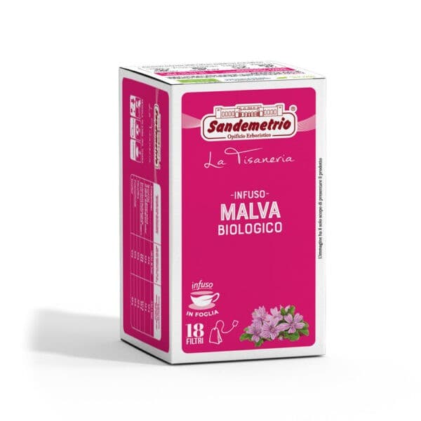 18 Filtro Monodose Infuso Erbe Malva Bio Sandemetr io, immagine 1