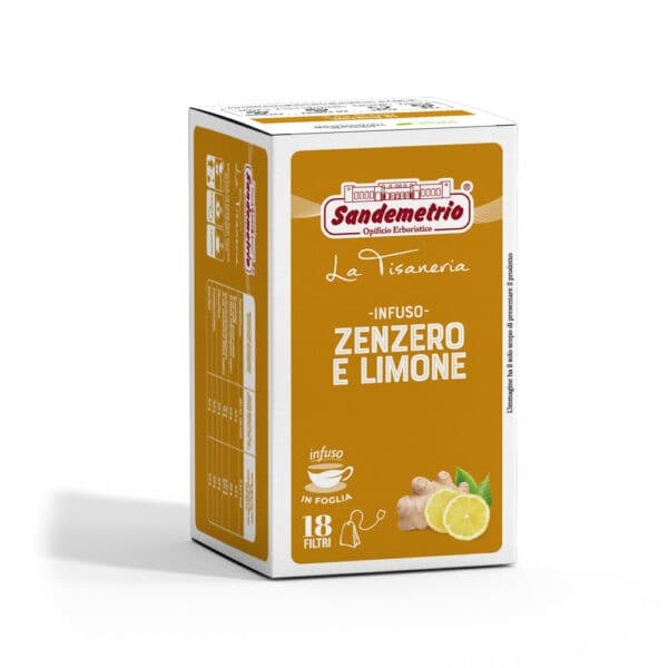 18 Filtro Monodose Infuso Zenzero e Limone Sandeme trio, immagine 1