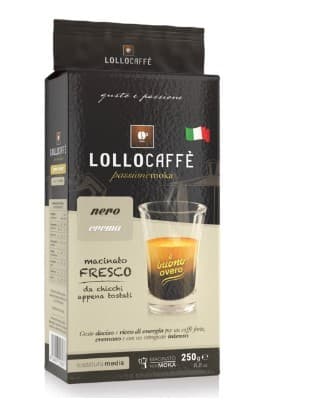 1 Macinato Nero Crema Lollo Caffè 250g, immagine 1