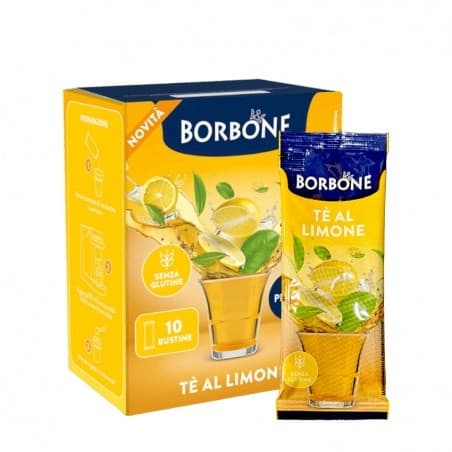 10 bustine The Limone 12g solubile Borbone, immagine 1