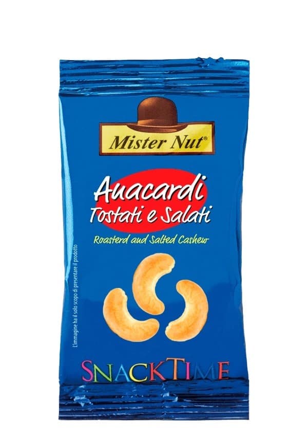 Anacardi Tostati e Salati 25 Gr. NewFactor, immagine 1
